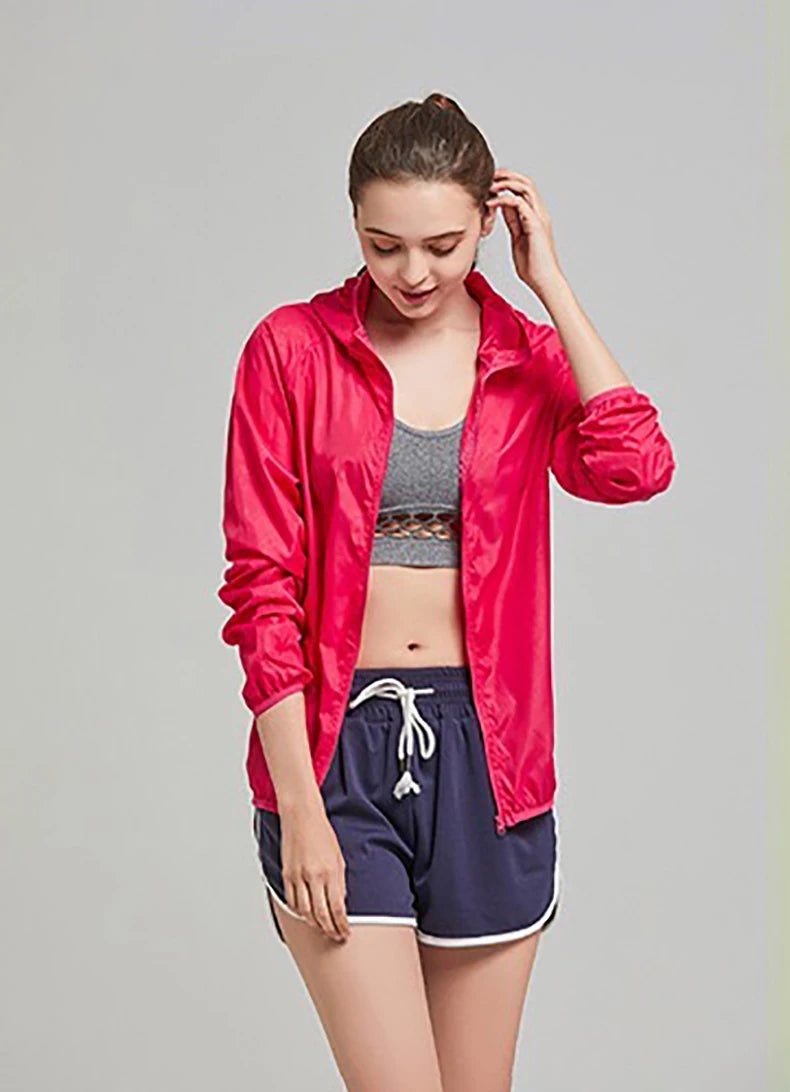 Unisex Waterproof Hiking Jacket – Quick-Dry Outdoor Windbreaker